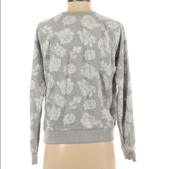 Bethany Mota white floral print sweater. - Picture 2 of 4